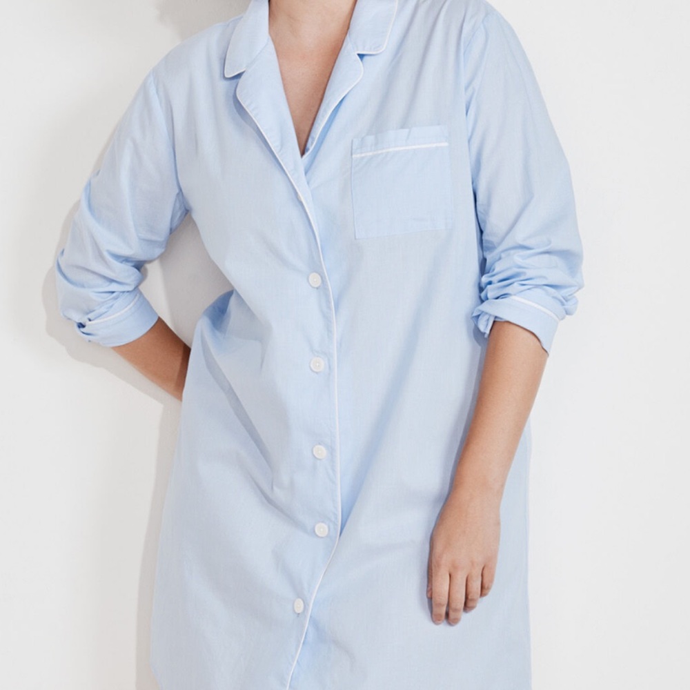 Haven Striped Blue Button-Up Shirt